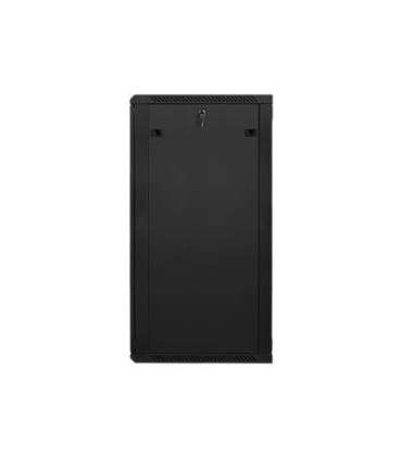 Lanberg Rack cabinet 19" wall-mount 27U/600x600 (flat pack) WF01-6627-10B Black