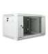 Lanberg Rack cabinet 19" wall-mount 6U/600x450 (flat pack) with glass door WF01-6406-10S Grey
