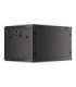 Lanberg Rack cabinet 19" wall-mount 6U/600x450 for self-assembly with metal door (flat pack) WF01-6406-00B Black