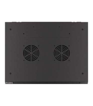 Lanberg Rack cabinet 19" wall-mount 6U/600x450 for self-assembly with metal door (flat pack) WF01-6406-00B Black