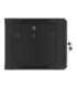 Lanberg Rack cabinet 19" wall-mount 6U/600x450 for self-assembly with metal door (flat pack) WF01-6406-00B Black