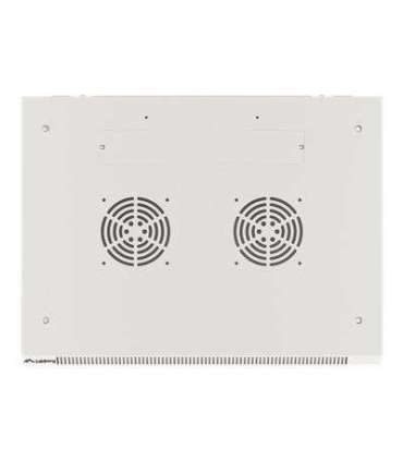 Lanberg Rack cabinet 19" wall-mount 6U/600x450 for self-assembly with metal door (flat pack) WF01-6406-00S Grey