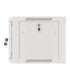 Lanberg Rack cabinet 19" wall-mount 6U/600x450 for self-assembly with metal door (flat pack) WF01-6406-00S Grey