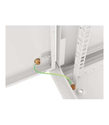 Lanberg Rack cabinet 19" wall-mount 6U/600x450 for self-assembly with metal door (flat pack) WF01-6406-00S Grey