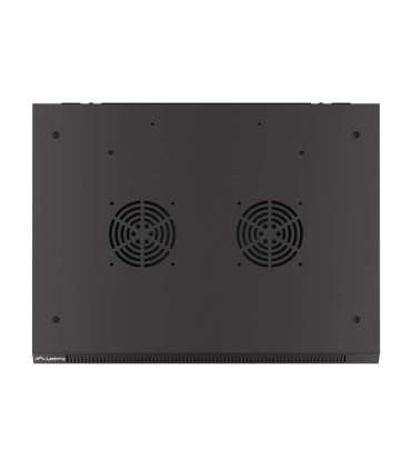 Lanberg Rack cabinet 19" wall-mount 6U/600x450 with perforated door (flat pack) WF01-6406-23B Black