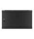 Lanberg Rack cabinet 19" wall-mount 6U/600x600 for self-assembly with metal door (flat pack) WF01-6606-00B Black