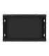 Lanberg Rack cabinet 19" wall-mount 6U/600x600 for self-assembly with metal door (flat pack) WF01-6606-00B Black