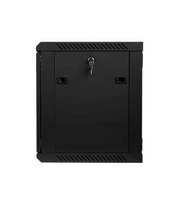 Lanberg Rack cabinet 19" wall-mount 9U/600x450 (flat pack) WF01-6409-10B Black