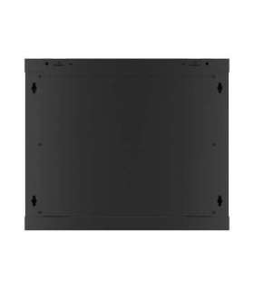 Lanberg Rack cabinet 19" wall-mount 9U/600x600 (flat pack) V2 WF01-6609-10B Black