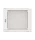 Lanberg Rack cabinet 19" wall-mount 9U/600x600 (flat pack) with glass door WF01-6609-10S Grey