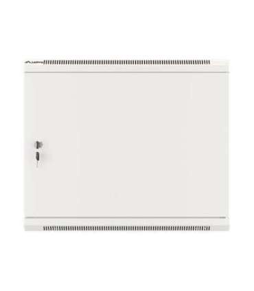 Lanberg Rack cabinet 19" wall-mount 9U/600x600 (flat pack) for self-assembly with metal door WF01-6609-00S Grey