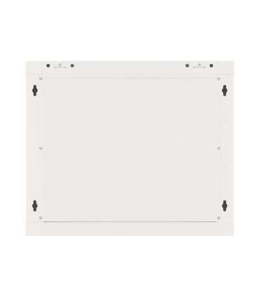 Lanberg Rack cabinet 19" wall-mount 9U/600x600 (flat pack) for self-assembly with metal door WF01-6609-00S Grey