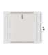 Lanberg Rack cabinet 19" wall-mount 9U/600x600 (flat pack) for self-assembly with metal door WF01-6609-00S Grey
