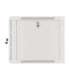 Lanberg Rack cabinet 19" wall-mount 9U/600x600 (flat pack) for self-assembly with metal door WF01-6609-00S Grey
