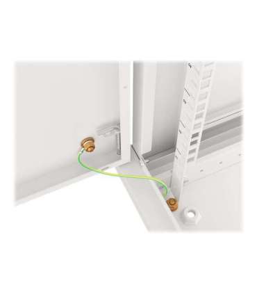 Lanberg Rack cabinet 19" wall-mount 9U/600x600 (flat pack) for self-assembly with metal door WF01-6609-00S Grey