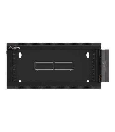 Lanberg Rack cabinet 19" wall-mounted 4U 600 fast assembly (flat pack) WFFA-5604-10B Black