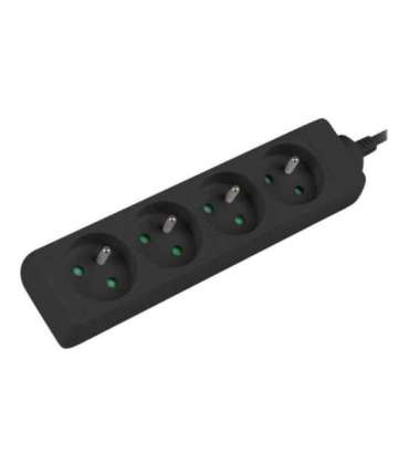 Power strip 1m 4x outlets for UPS system PS0-04E-0100-IEC-BK Sockets quantity 4