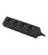 Power strip 1m 4x outlets for UPS system PS0-04E-0100-IEC-BK Sockets quantity 4