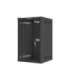 Lanberg Rack cabinet 10" wall-mount 9U/280x310 (flat pack) with glass door WF10-2309-10B Black