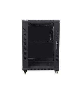 Lanberg Rack cabinet 19" free-standing 15U/600x600 (flat pack) FF01-6615-12B Black