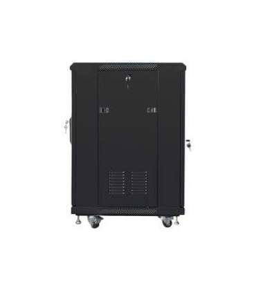 Lanberg Rack cabinet 19" free-standing 15U/600x600 (flat pack) FF01-6615-12B Black