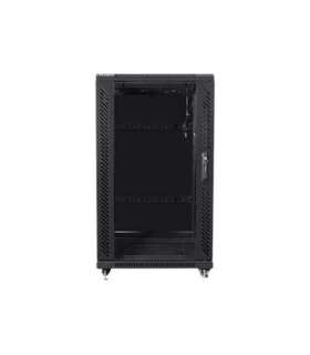 Lanberg Rack cabinet 19" free-standing 22U/600x600 (flat pack) FF01-6622-12B Black