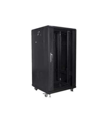 Lanberg Rack cabinet 19" free-standing 22U/600x600 (flat pack) FF01-6622-12B Black