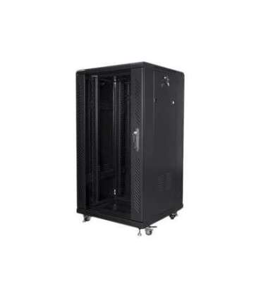 Lanberg Rack cabinet 19" free-standing 22U/600x600 (flat pack) FF01-6622-12B Black
