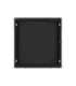 Lanberg Rack cabinet 19" wall-mount 12U/600x450 for self-assembly with metal door (flat pack) WF01-6412-00B Black