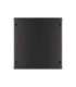 Lanberg Rack cabinet 19" wall-mount 12U/600x450 for self-assembly with metal door (flat pack) WF01-6412-00B Black