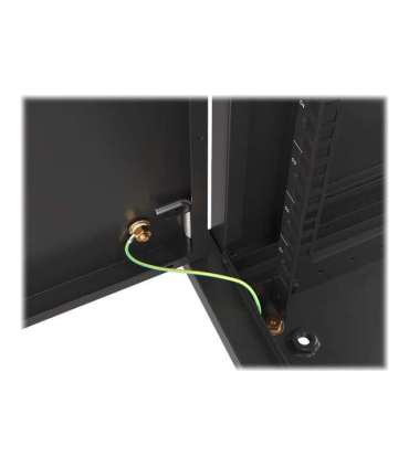 Lanberg Rack cabinet 19" wall-mount 12U/600x450 for self-assembly with metal door (flat pack) WF01-6412-00B Black