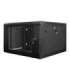 Lanberg Rack cabinet 19" wall-mount 6U/600x600 (flat pack) WF01-6606-10B Black