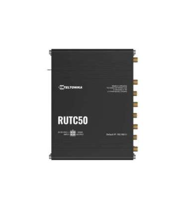 Teltonika Industrial 5G Router with Wi-Fi 6 RUTC5020 802.11ax 10/100/1000 Mbit/s Ethernet LAN (RJ-45) ports 5 |