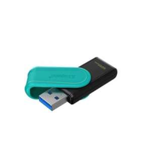 Kingston USB Flash Drive DataTraveler Exodia S 128 GB USB 3.2 Gen 1 Black/Turquoise