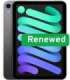 Apple RENEW Grade C iPad Mini 6 (2021) Gray Liquid Retina A15 Bionic Chip 4 GB 64 GB Wi-Fi iPadOS |