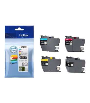 Brother LC3219XLVAL Ink Cartridges Black, Cyan, Magenta,Yellow