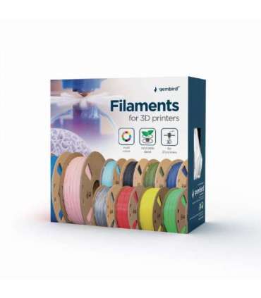 Gembird Plastic filament for cleaning 3D printer nozzle, 1.75 mm 100gr. 3DP-CLN1.75-01