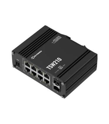 Teltonika Switch 8 GbE, 2 SFP ports TSW210