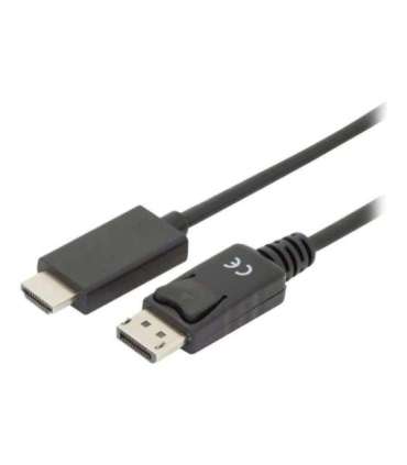 Digitus Adapter Cable, DP - HDMI type A DisplayPort to HDMI 2 m