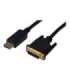 Digitus Adapter Cable, DP - DVI DisplayPort 2 m