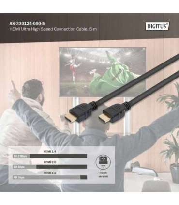 Digitus Ultra High Speed connection cable, type A HDMI to HDMI 5 m