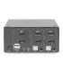 Digitus KVM Switch, 2-Port, Dual Display, 4K, DisplayPort DS-12862