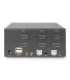 Digitus KVM Switch, 2 Port, Dual Display, 4K, HDMI DS-12860
