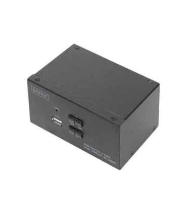 Digitus KVM Switch, 2 Port, Dual Display, 4K, HDMI DS-12860