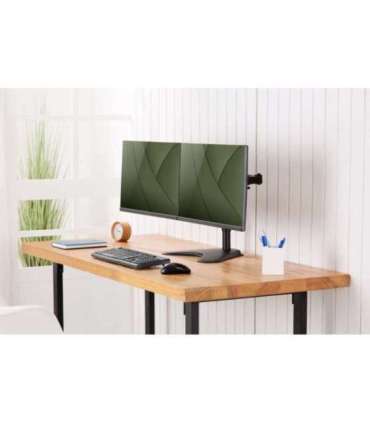 Digitus Desk Mount DA-90401 Adjustable Height, Rotate, Swivel 15-32 " Maximum weight (capacity) 2x8 kg Black