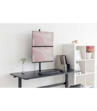 Digitus Desk Mount DA-90438 Adjustable Height, Rotate, Tilt, Swivel 17-32 " Maximum weight (capacity) 2x8 kg |