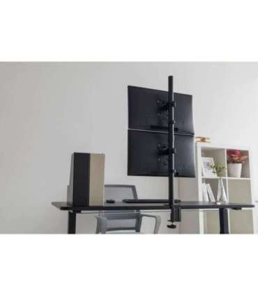 Digitus Desk Mount DA-90438 Adjustable Height, Rotate, Tilt, Swivel 17-32 " Maximum weight (capacity) 2x8 kg |