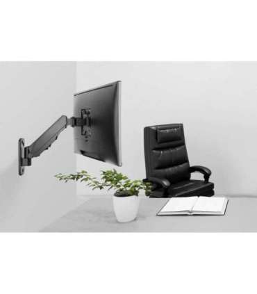 Digitus Wall mount DA-90396 Adjustable Height, Rotate, Tilt 17-32 " Maximum weight (capacity) 8 kg Black