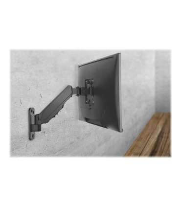 Digitus Wall mount DA-90396 Adjustable Height, Rotate, Tilt 17-32 " Maximum weight (capacity) 8 kg Black