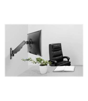 Digitus Wall mount DA-90396 Adjustable Height, Rotate, Tilt 17-32 " Maximum weight (capacity) 8 kg Black